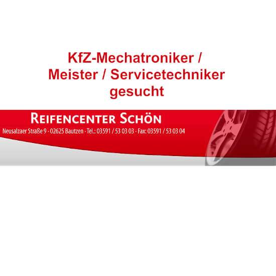 Reifencenter Schoen KfZ Mechatroniker gesucht