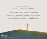 Heute Ostergruss der CJB