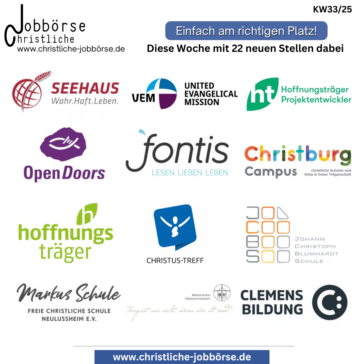 Jobs der Woche 3325