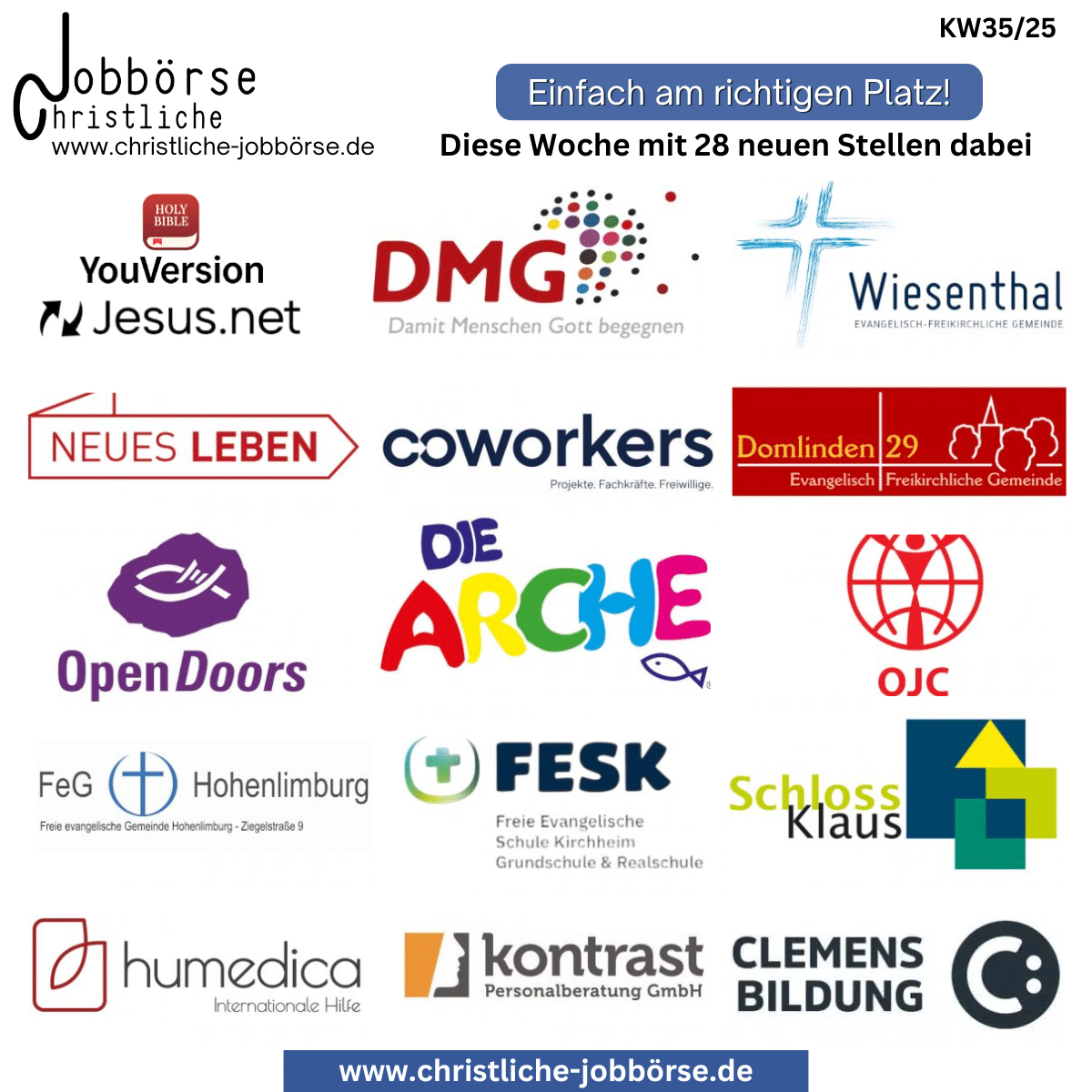 Jobs der Woche 3525 Beitrag