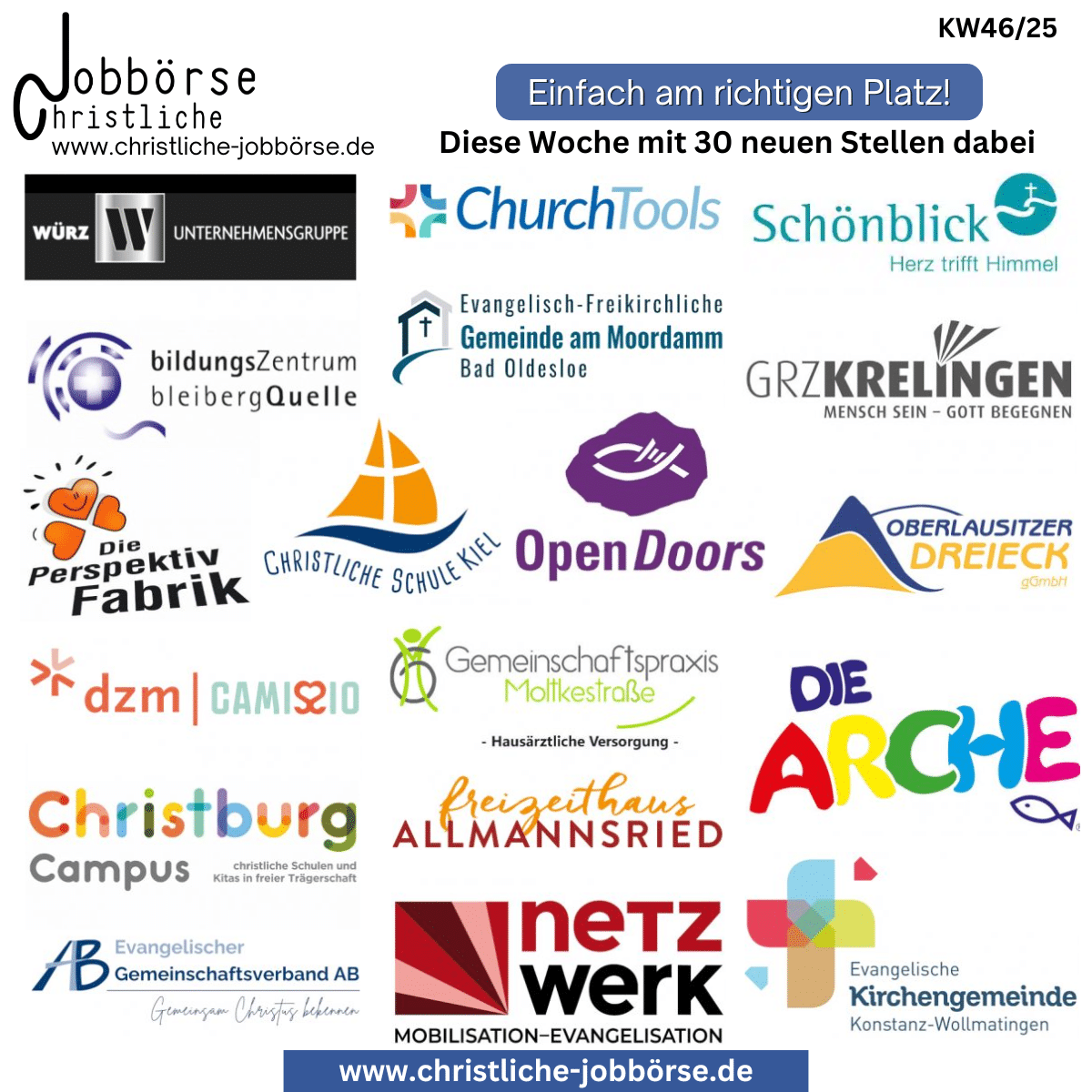 Jobs der Woche 4625 (Beitrag)
