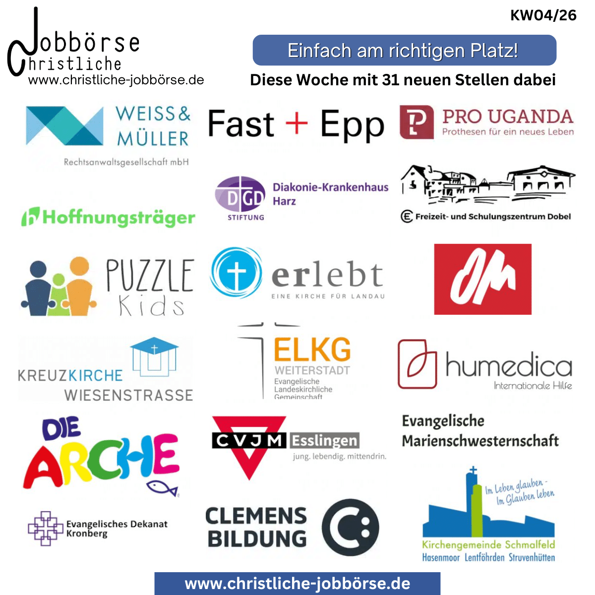 Jobs der Woche 0426 (Beitrag)