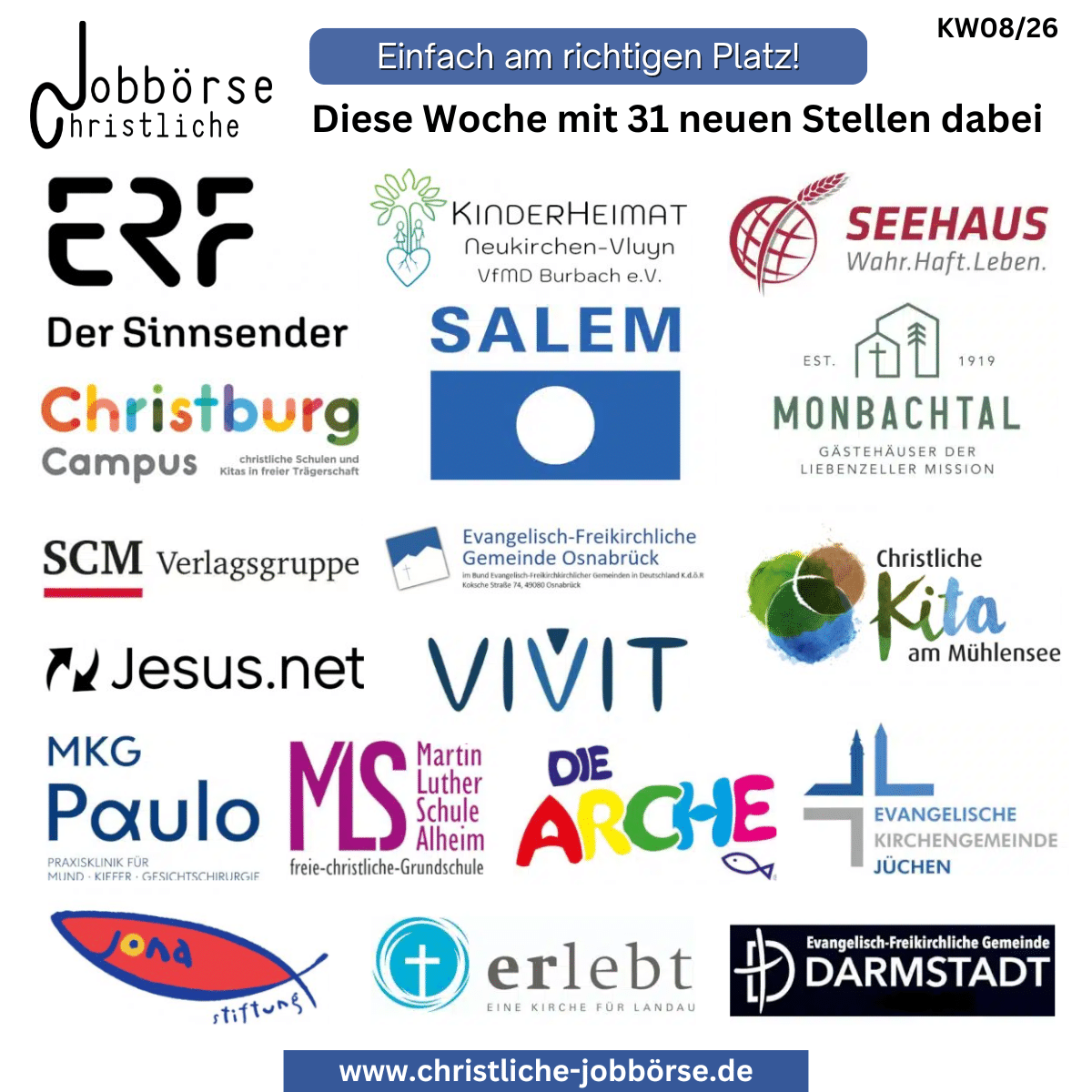 Jobs der Woche 0826 (Beitrag)